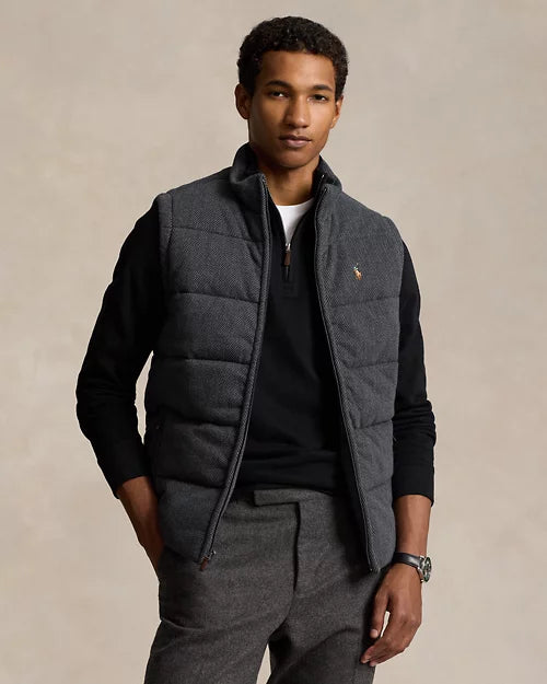 Polo Ralph Lauren Herringbone Double-Knit Gilet