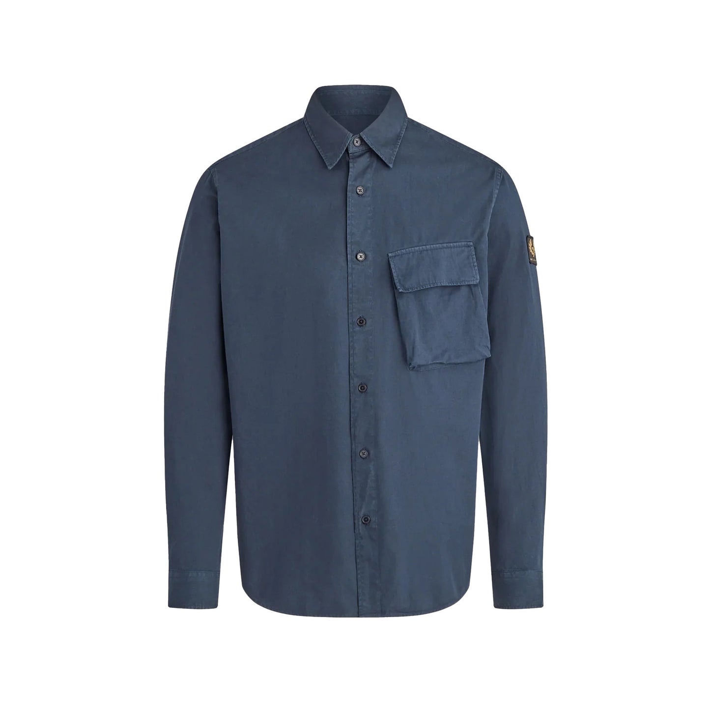 Belstaff Garment Dye Cotton Scale Shirt