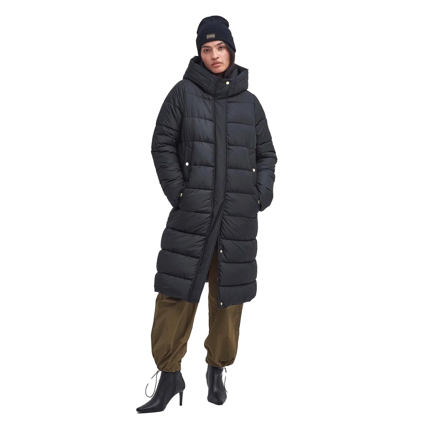 Barbour International Longline Barron Puffer