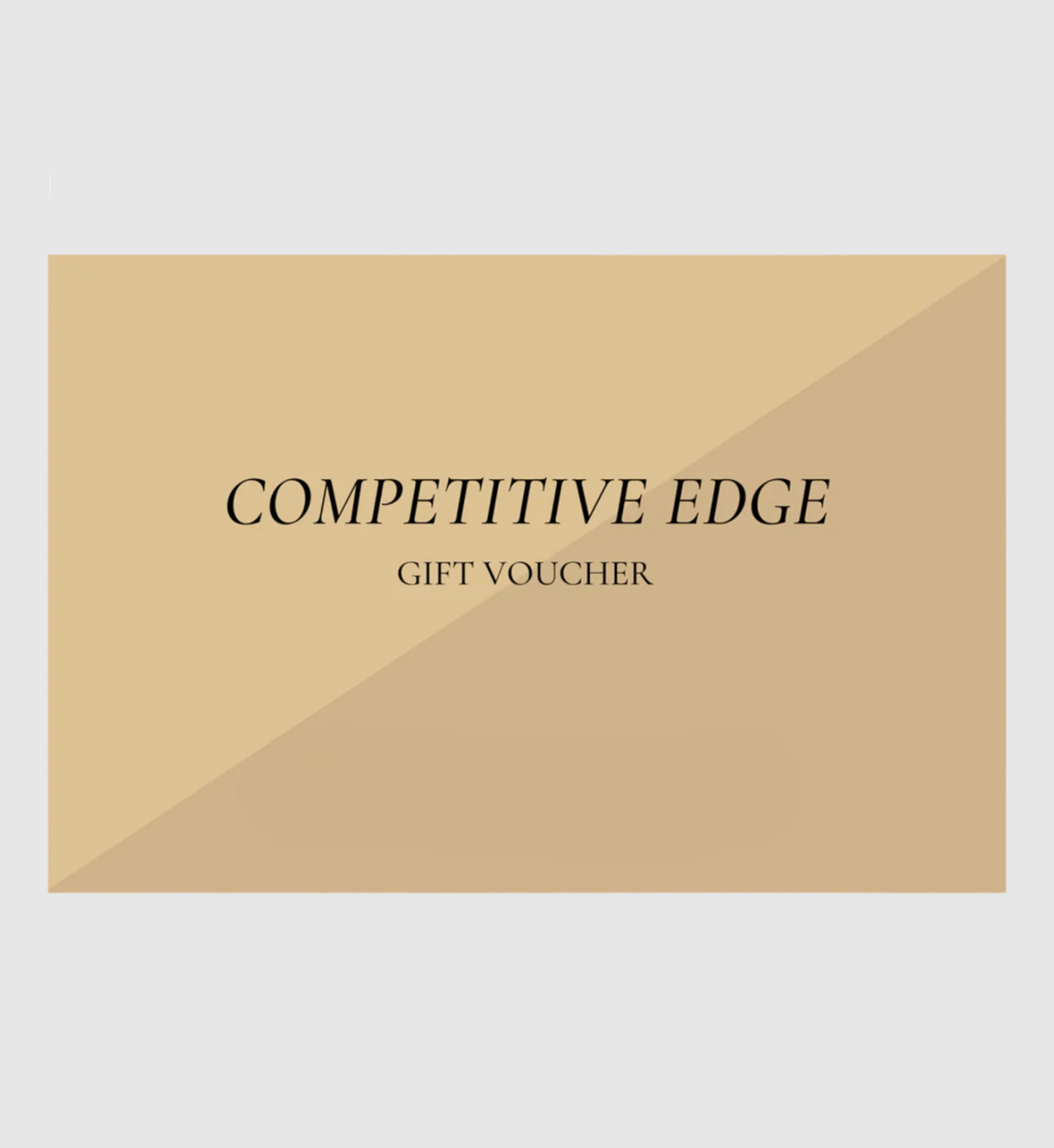 Competitive Edge Men’s Gift Card Voucher