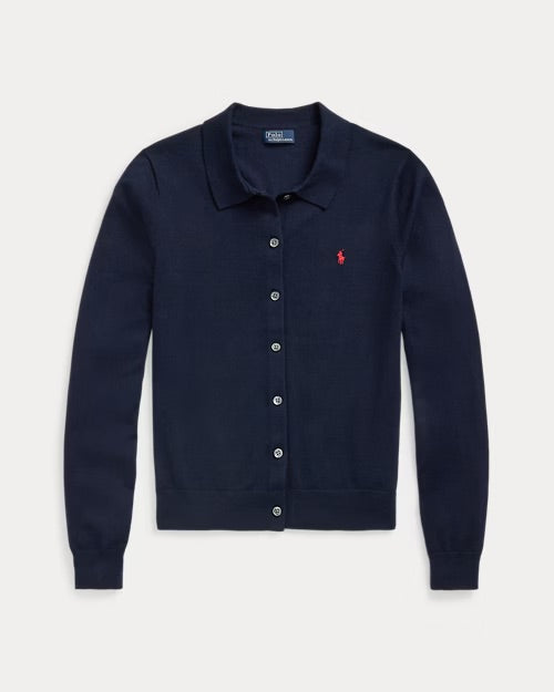 Polo Ralph Lauren Cotton-Blend Polo Cardigan