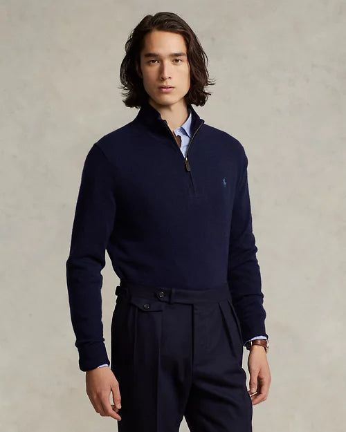 Polo Ralph Lauren Wool Quarter-Zip Jumper