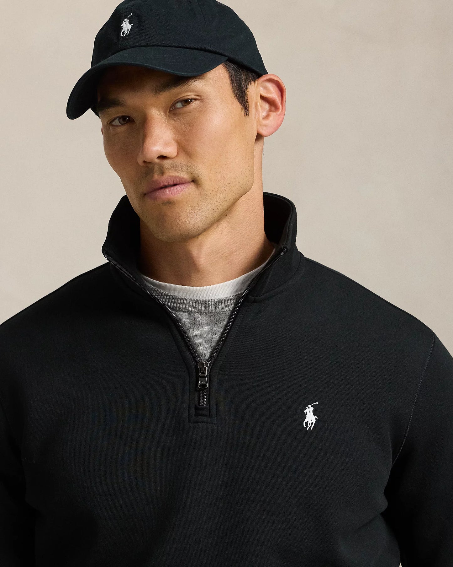 Polo Ralph Lauren Double-Knit Quarter Zip Pullover