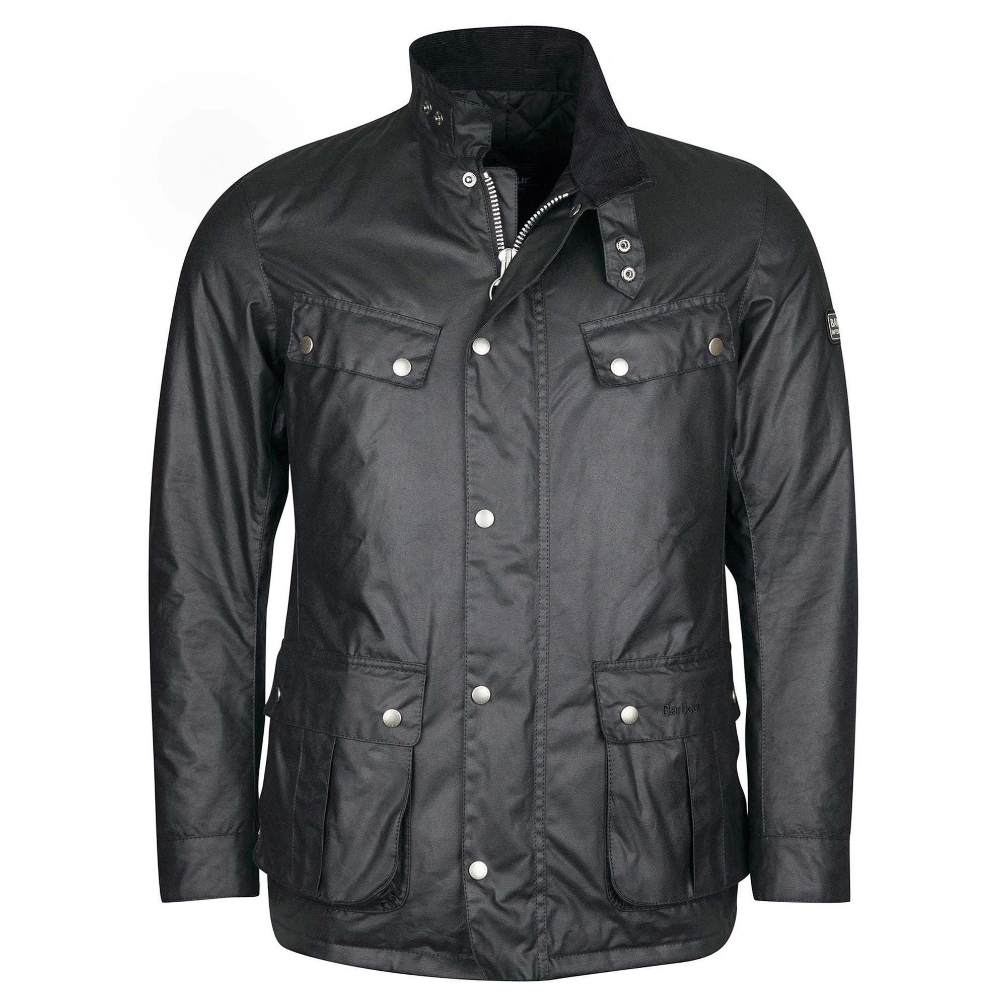 Barbour wax deals biker jacket